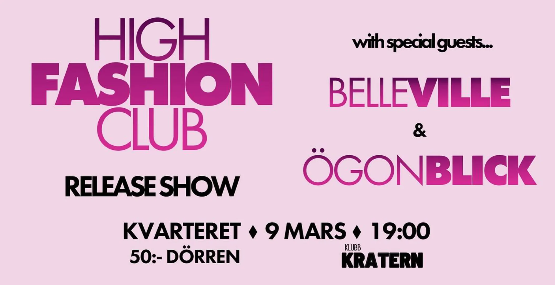 High Fashion Club till Örebro